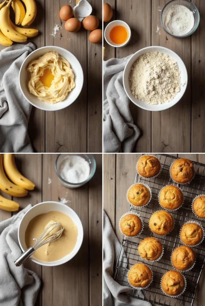Bananen Muffins Rezept
