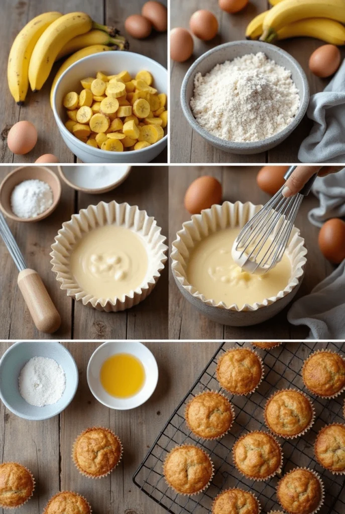 Bananen Muffins Rezept
