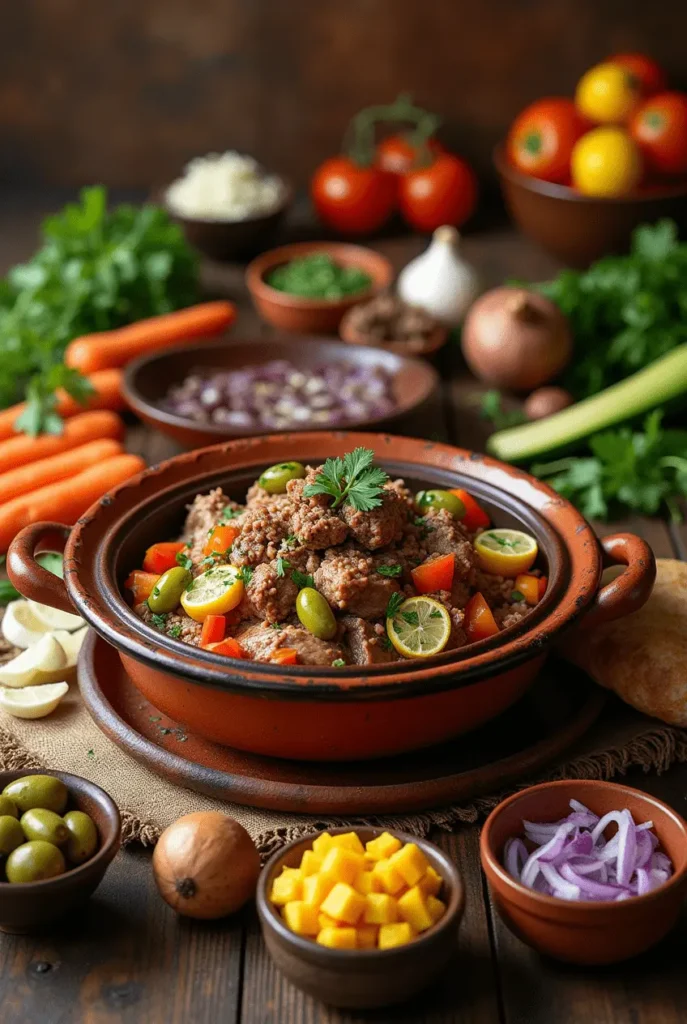marokkanischen Rinder-Tajine