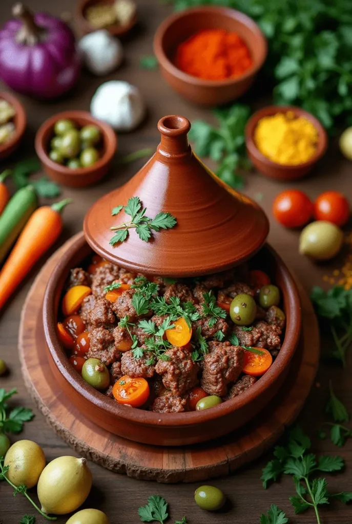 marokkanischen Rinder-Tajine