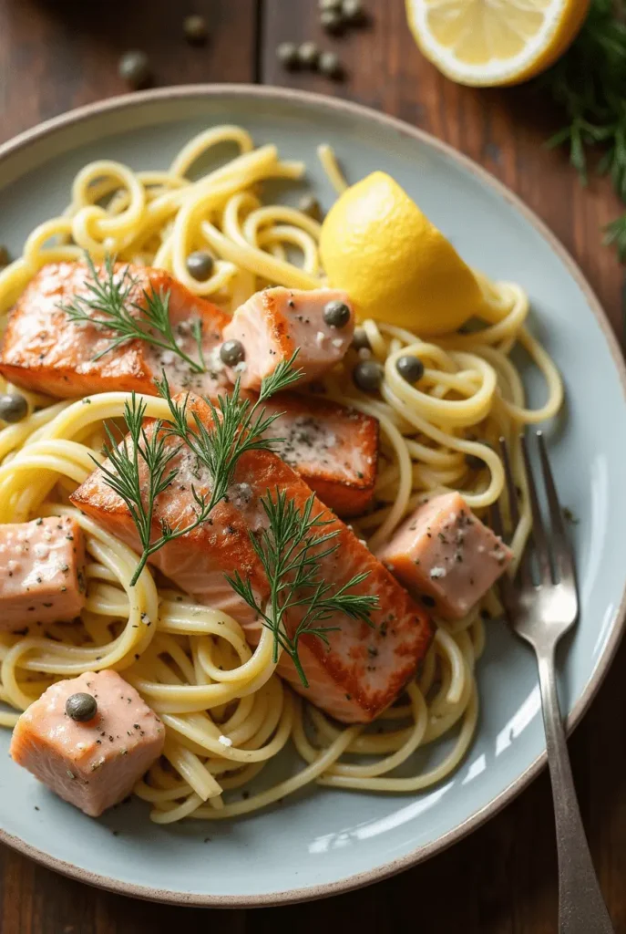 Rezept Nudeln mit Lachs
