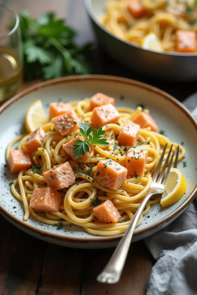 lachs nudeln rezept